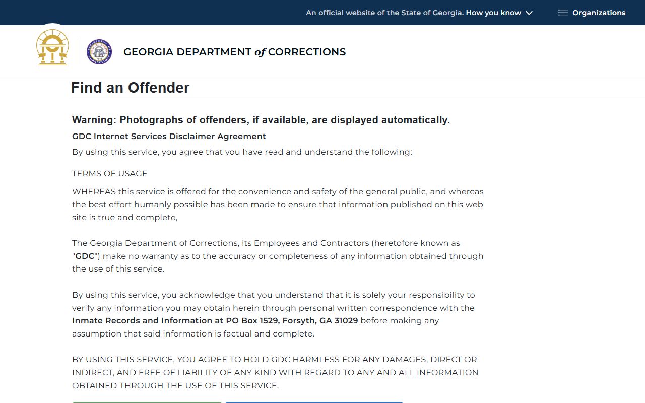 Hall County arrest records and statewide offender query