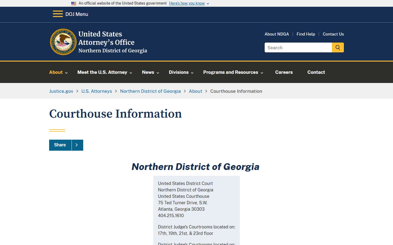 Hall County Superior Court records and federal courthouse information in Gainesville