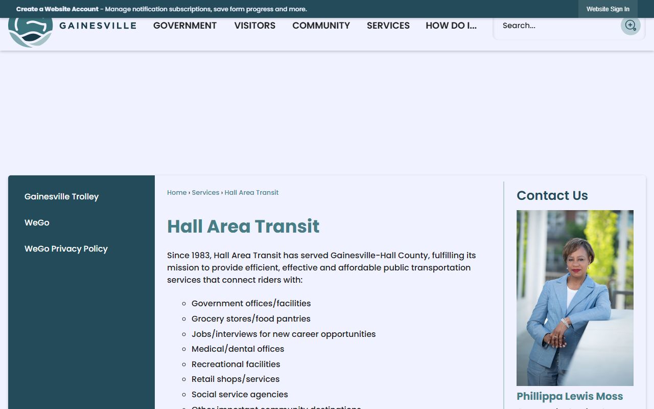 Hall County court records transit access near Gainesville courts