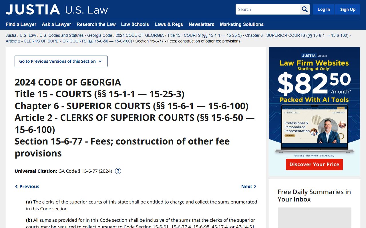 Hall County divorce records clerk fee authority